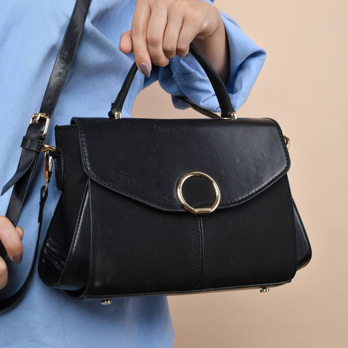 Structured Top-Handle Bag