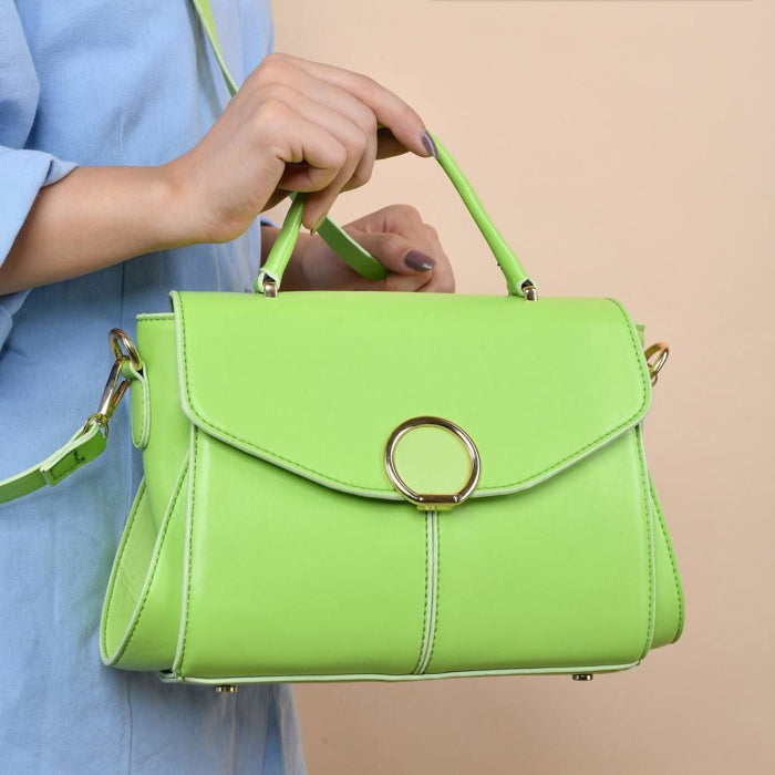 Structured Top-Handle Bag