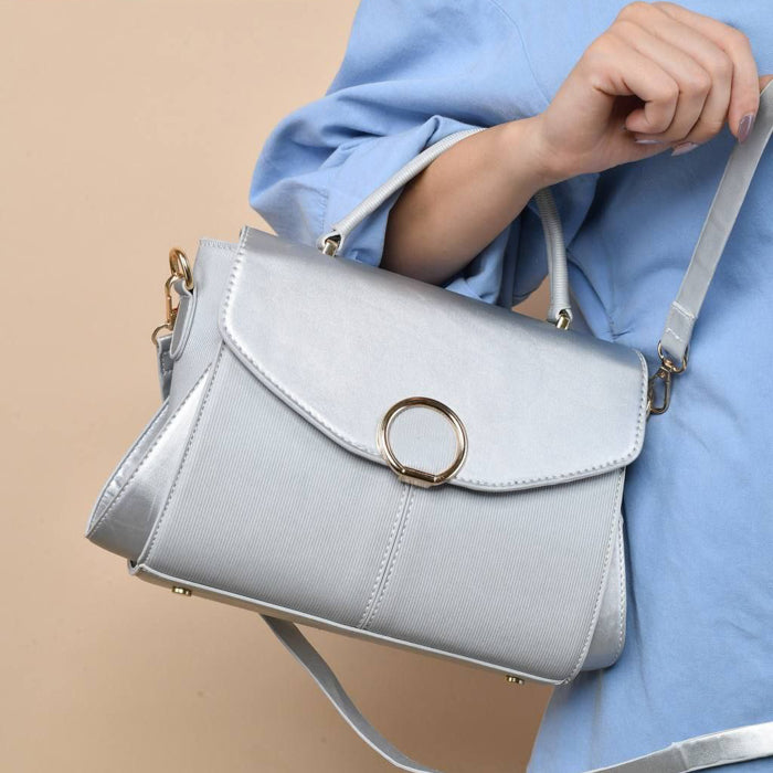 Structured Top-Handle Bag