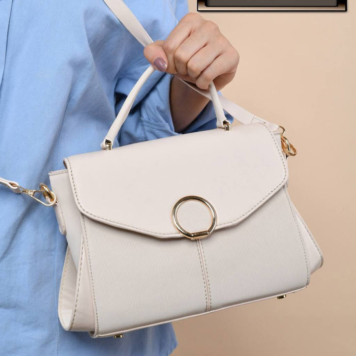 Structured Top-Handle Bag