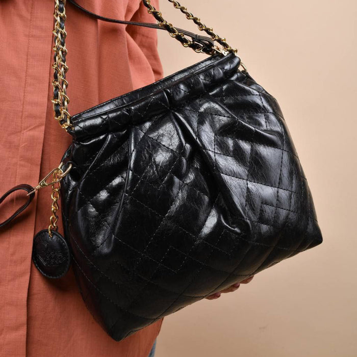 Quilted Leather Shoulder Bag